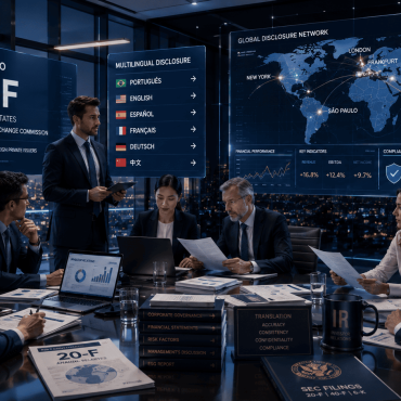 Form 20-F Translations Take on Strategic Importance for Multinationals in International Disclosure Cycles